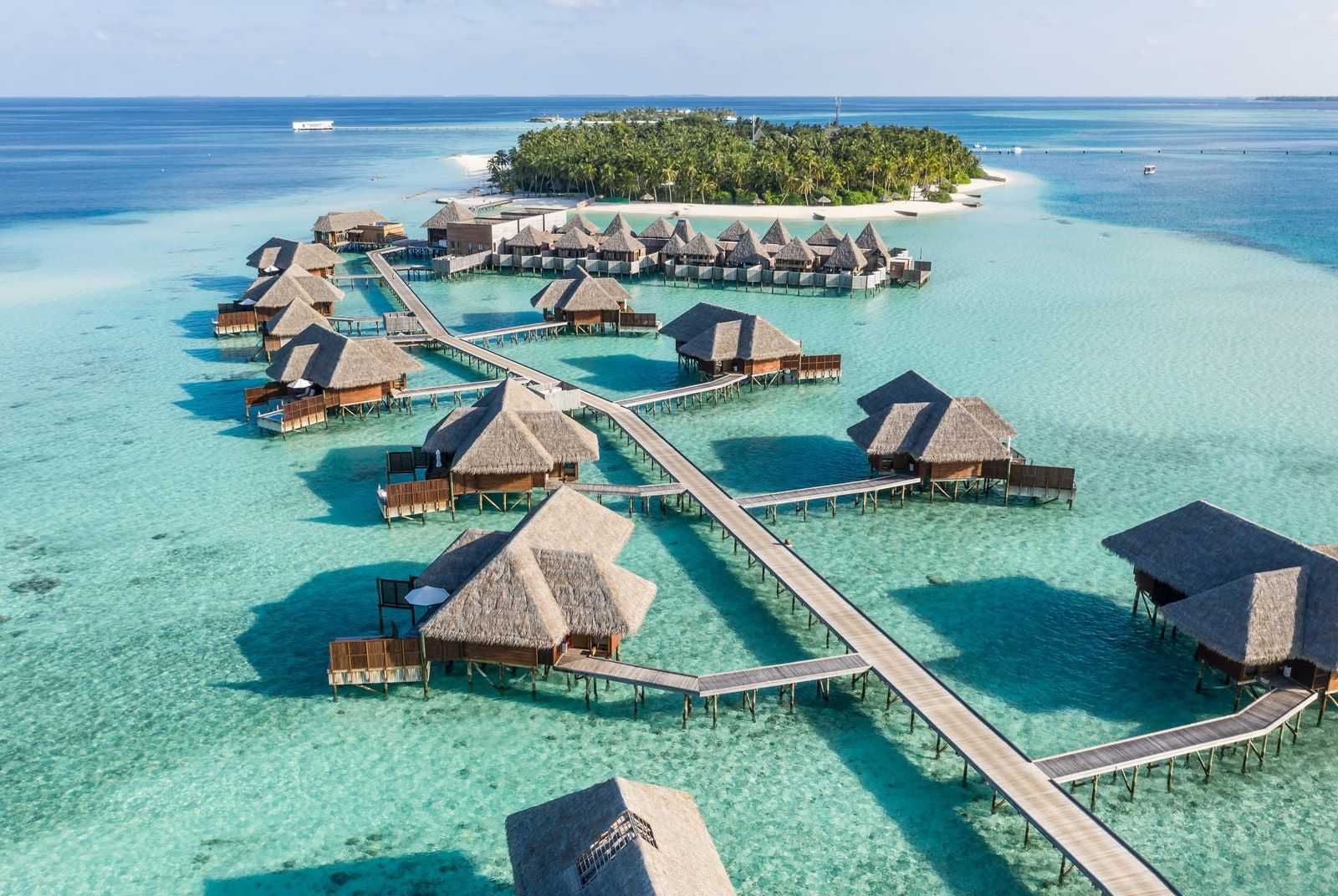 Luxury overwater bungalows